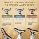 Dispositivo de beleza para pescoço e rosto