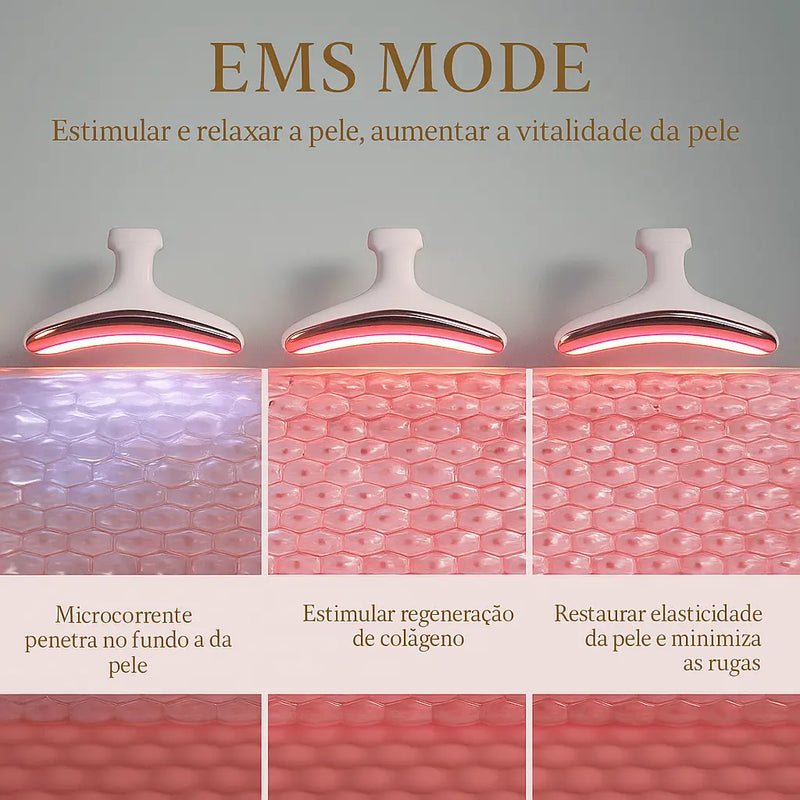 Dispositivo de beleza para pescoço e rosto