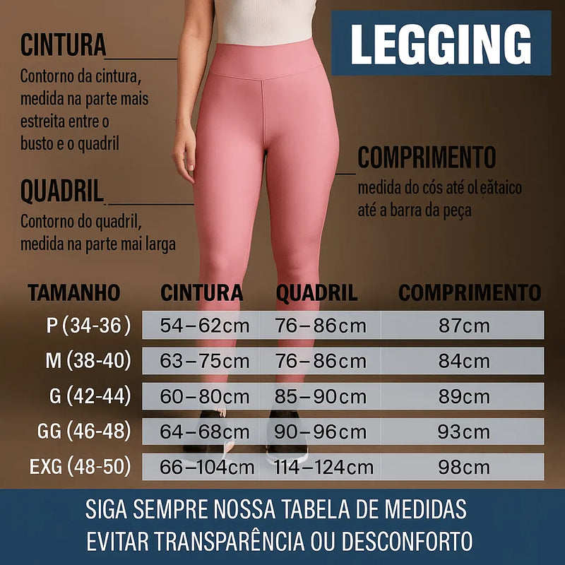 Legging de academia feminina